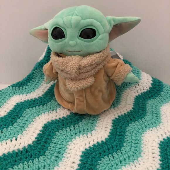 Crochet Baby Blanket, crochet blanket for kids, Handmade Baby Throw, Wrap - Picture 11 of 11